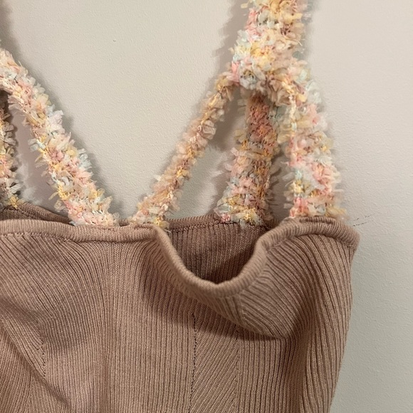 CIDER tank with floral straps - Picture 3 of 4